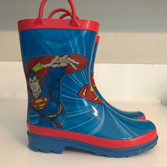 superman rain boots